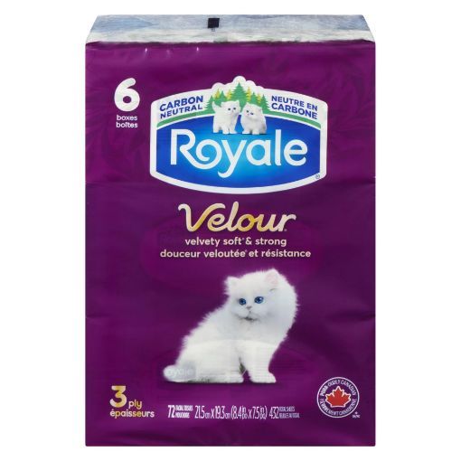 Picture of ROYALE VOLOUR 3PLY FACIAL TISSUE 6X72S